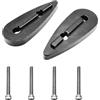LeeQinersw 2 Pezzi Riser Manubrio Bici Distanziali Set Cuneo Regolabile Spessori Adattatori Carbonio Altezza Adatto Time Trial Training Atletico Co, 5mm