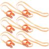 LIFKICH 6 Pezzi Clip Nasale per Nuoto in Silicone con Cinghia Elastica | Protezione Morbida, Resistente a Strappi e Usura, per Adulti, Accessorio Piscina