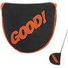 Generic Manicotti per mazze da golf Protezione di chiusura semimagnetica | Copertura per putter con manico centrale per campo da golf erba all'aperto casa giardino esercizio esercizio sport