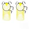 fuxunamz Obiettivo da Calcio, 2Pcs Allenamento Calcio Obiettivo, Porta da Calcio Facile da Montare, Gialla con Cinghie Regolabili per L'Allenamento di Precisione Allenamento