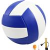 Agarte Palla da Pallavolo, Pallone Beach Volley, in morbida pelle, Taglia 5 in PVC