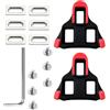 HDFHDF 1 set di 15 tacchetti Shimano SPD per bicicletta, mountain bike, compatibile con sistema SPD da strada, accessori per bici da strada, pedali