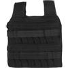 AKOOSY Gilet Zavorrato da Allenamento 35kg, Nero, Traspirante | Rete e Cotone, Tenuta Sicura delle Piastre, Singola, per Cross Training e Home Gym