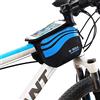 ZJchao Custodia per cellulare, impermeabile, per manubrio di bicicletta, con schermo in PVC trasparente, per telefono da 5,5