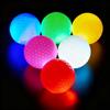 Vonavira 6 palline da golf a LED scure che si illuminano in 6 colori | Palline da golf a LED lampeggianti di lunga durata, sei colori vivaci per il gioco notturno. Si illumina completamente quando