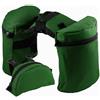 KiBcsLic Borsa da Sella Equestre Set Borsone da Sella Borsa Anteriore Coppia Tasca Portaoggetti Tascapane in Tessuto Oxford 600D Resistente per Accesso Rapido, Verde Erba