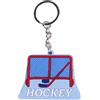 JSGHGDF Portachiavi da hockey ghiaccio dei cartoni animati Ciondolo sportivo ghiaccio e neve Portachiavi per auto Decorazioni Accessori per gioielli per donna Uomo Portachiavi da hockey