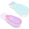 BESTOMZ 2 Pezzi Luce LED di Sicurezza Clip-on con Tre modalità | Silicone Abs, Magnete Integrato, Batteria a Bottone Inclusa Colore Casuale