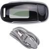 Asyduey Contapassi Semplice, Pedometro 3D Un Piedi con Batteria Ricaricabile, Fitness Tracker Accurato, Pedometro Digitale, Nero