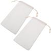 Gatuida 2 Pezzi Beige Sacchetti in Velluto per Scarpe da Danza, Coulisse | Tocco Morbido e Aspetto Elegante, Barriera Contro L'umidità, per Studio, Armadietto e Occasioni Speciali