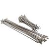 GMZQSN 5 raggi per bicicletta in acciaio inox 304 da 13 G, 2,25 mm, con dadi - opzioni di lunghezza 122-255 mm per e-bike (13G 210 MM NL 5 pezzi)