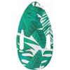 harayaa Mini Skateboard Deck Tavola Mini Longboard Piattaforma in Acero Maniglie Pratiche Fori Preforati Montaggio Semplice Superficie Pulita Adatta per Fai, Foglia Di Banana