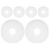 BESTOYARD 6 Pezzi Protezione per Raggi Posteriore in Plastica Abs per Mountain Bike, Copertura Resistente per Pignone e Ruota Libera, per Riparazioni Fai-da-te e Avventure Ciclistiche