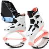 Generic Scarpa rimbalzo a basso impatto, colore bianco e rosa, adatta per saltare per bruciare calorie extra, corsa, corsi di fitness virtuali, con custodia