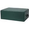 Folpus Attrezzo per Allenamento Pilates Reformer Piattaforma Cubo Fitness Seduta Superficie Rialzata Strumento Stabilità in Pelle Imbottita per Esercizi, Verde Scuro