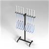 Generic Porta Racchette Tennis con Ruote, Supporto Verticale Pavimento, 12-18 | Robusto supporto da pavimento verticale per racchette da badminton. Organizzatore mobile salvaspazio