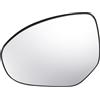 QUARKZMAN Specchio Retrovisore Sinistro Ricambio Per Mazda 2 10-14 | Non Riscaldato, 1 Pz, Vetro Bianco, Elettrico, Con Piastra Di Supporto, 17x12.6cm, Oe Bbm2691G7A, Per Mazda 3 10-14