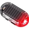 Generic Luce di allarme per auto, ricarica solare, antifurto, allarme lampeggiante simulato | per camper, camion, roulotte, garage, parcheggio notturno lungo la strada