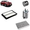 OP Kit tagliando 4 filtri compatibile con Nissan qashqai ii 1.5 DCI Gasolio 2013-2018