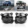 AutoBeeDen Fendinebbia compatibile con Volkswagen VW Transporter Multivan T5 (7E 7F 7J 7H), Touareg 7L, Polo 9N, Craf 30-50 2E; Skoda Praktik, Roomster 5J, Fabia I II 1 2 (6Y2 6Y3 6Y5 542 545) (Fumo Nero)