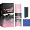 Rakiuty Cura dei Dettagli del Veicolo Detergente,Vehicle Interior Polish,Car Interior Cleaner,Polishing Cleaner Car Interior,Restorer Rinnova Plastiche,Pulitore per Interni Auto,100ML