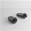 Generico Ganci Cappelliera Compatibile con Jeep Compass DX SX Supporto Mensola Bagagliaio Baule Pannello Cofano