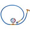 SURIEEN R134A Car AC Refrigerant Charge Hose Kit con manometro, Rubinetto Barattolo e R134a Lato Basso accoppiamento rapido Aria condizionata Barattolo Rubinetto Aria condizionata manometro