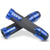 GUGUVNV Manopole e impugnature terminali 22mm (7/8) Per GSX-R GSXR 600 750 K6 K7 K8 K9-Blu