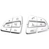 Baceyong Adesivo per pulsante del volante dell'auto, compatibile con Mercedes Benz GLA CLA GLS GLE CLS SL A Classe B