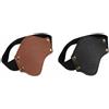 Vigny Chan Copriscarpe Moto Protezione Leva Cambio, Parapunta Stivali Moto,Protezione Leva Cambio Moto in Pelle Sintetica Nero/Marrone Universale Moto, Cinghia Elastica Facile da indossare