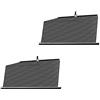 AYOK Parasole Per Tesla Per Model Y Sollevamento Anti-UV Tenda Da Sole Tenda Automatica Tenda Avvolgibile Retrattile Per Finestrino Laterale Per Auto Parasole Parasole Auto (Size : 2pcs Front)