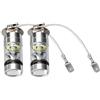 Yctze 2 pezzi H3 6000K 100W LED 20-SMD ad alta con nebbia che guida le lampadine DRL V1u148