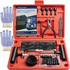 MAIKEHIGH 100 Pezzi Kit Riparazione Pneumatici Auto, Kit Riparazione Gomme | Ripara Gomme Tubeless Emergenza per Auto, Moto, Trattore, Camion, ATV, SUV