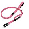 feiling Guinzaglio elastico resistente, riflettente, con ammortizzatore, per cani di taglia media e grande (rosa)