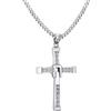 QFDKWMCSQ Collane Meaeguet Cross Pendenti Moda Film, Gioielli da Film, Il Fast and The Furious Toretto Men Collana CZ