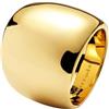 OIDIMS Anello minimalista a fascia larga per donne e uomini, placcato oro, vintage, spesso, alla moda, a cupola, indice medio, fedi nuziali, ipoallergenici, comodi da indossare, gioielli alla moda