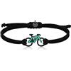 Shopsphère DISTRIBUTION Bracciale Bici | Gioielli Bicicletta | Ciclista | Regali Bici Donna Uomo Ragazza Ragazzo | Bracciali Mint Bike