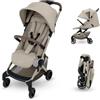 Maxi-Cosi Lara Select Passeggino Leggero da Viaggio, 0-22 kg, Edition Beige | Passeggino Ultracompatto Cabin Size per Aereo, Leggero 7 kg, Dalla Nascita, Chiusura Automatica, Reclino Totale, Cestello 5kg