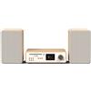Pure Classic Stereo HiFi Music System 100W Internet Radio Cotton White/Oak