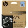 HP Cartuccia di inchiostro nero originale 937e EvoMore (HP 937e EvoMore - Black