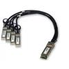 ATGBICS 470-AEGH-C cavo InfiniBand e in fibra ottica 3 m QSFP+ 4x SFP+ DAC Nero