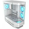 COUGAR CASE MID TOWER FV270 RGB WHITE 2xTG CURVED 4 ARGB FAN + RGB HUB