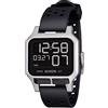NIXON Heat A1320 - Silver - 100M Water Resistant Men's Ultra Thin Digital Sport Watch (38mm Watch Face, 20mm PU/Rubber/Silicone Band)