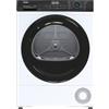 Haier I-Pro Serie 3, Asciugatrice a Pompa di Calore, 10 KG, Classe E, Rumorosità 65 dB, Vapore, 15 programmi, Bianco, AxLxP 84,5x59,5x66,5 cm - HD100-A2939E-IT
