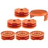 Lyshujli Confezione da 6 Filo per Bobina di Ricambio per Decespugliatore da 4,9 m 0,065'' WA0007 Compatibile con Worx WG105, WG106, WG108, WG109, WG112, WG113, WG115, WG116, WG117, WG118, WG119, WG124