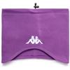 Kappa Antun Real VALLADOLID - Mutandina da collo 23/24 - Design di qualità e stile sportivo - Tessuto in microfibra regolabile con fodera - Bright Viole/WHITE taglia unica