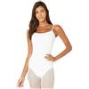 Bloch, Dance Nejor Microlux, Body da Donna, Colore: Bianco, Taglia S