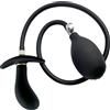 Fops Tappo anale gonfiabile Fops butt plug gonfiabile in silicone, dimensione personalizzata (lunghezza 6,9-15 cm) diametro fino a 10 cm dilatazione controllabile per uomini e donne nero D22-9