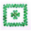 SBI Gems Smeraldo Naturale Taglio Rotondo 2 MM A 2.25 Lotto 20 Pezzi 1.05 Cts Loose Gemme