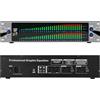 SOWOITIG Equalizzatore 2U per sistemi audio stereo domestico, equalizzatore grafico professionale a 31 bande in design a rack, equalizzatore digitale da studio con display analizzatore di spettro